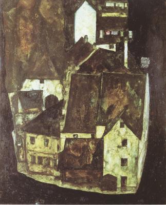 Egon Schiele Dead City III (mk12) Germany oil painting art